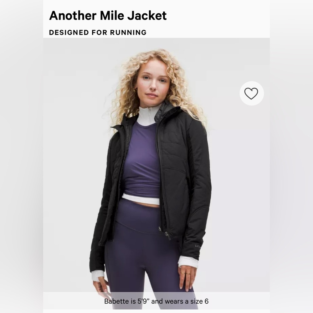 Lululemon Athletica Another Mile Jacket